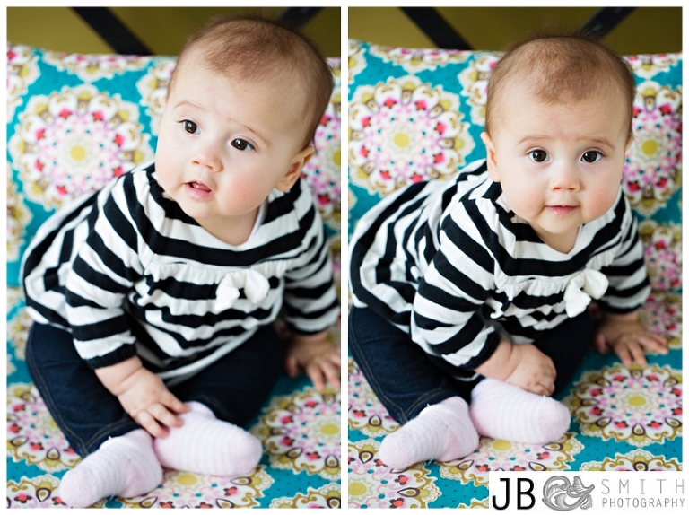 Six Month Old Portrait | Jessica Blaine Smith