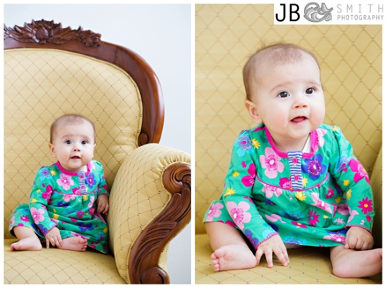 Six Month Old Portrait | Jessica Blaine Smith