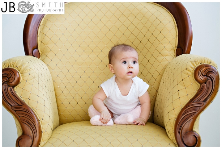 Six Month Old Portrait | Jessica Blaine Smith