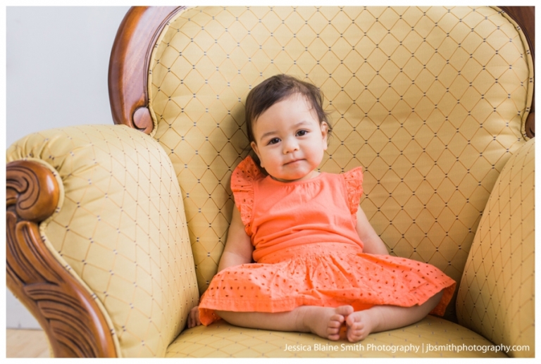 One Year Old Portrait | Jessica Blaine Smith