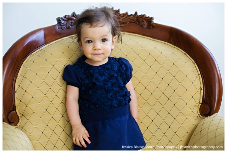 One Year Old Studio Portrait