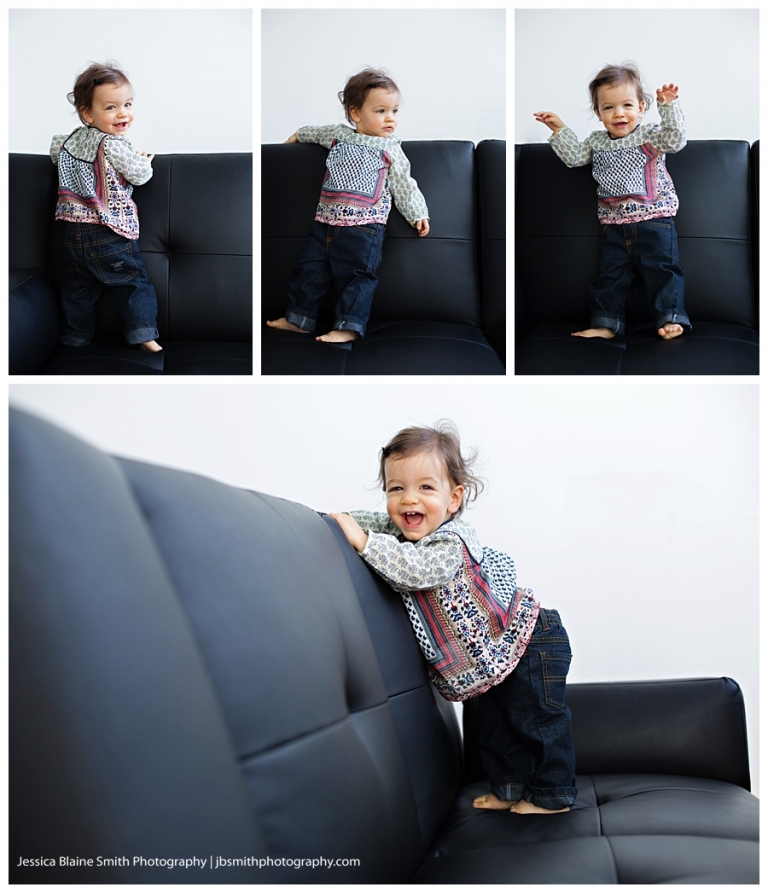 One Year Old Studio Portrait