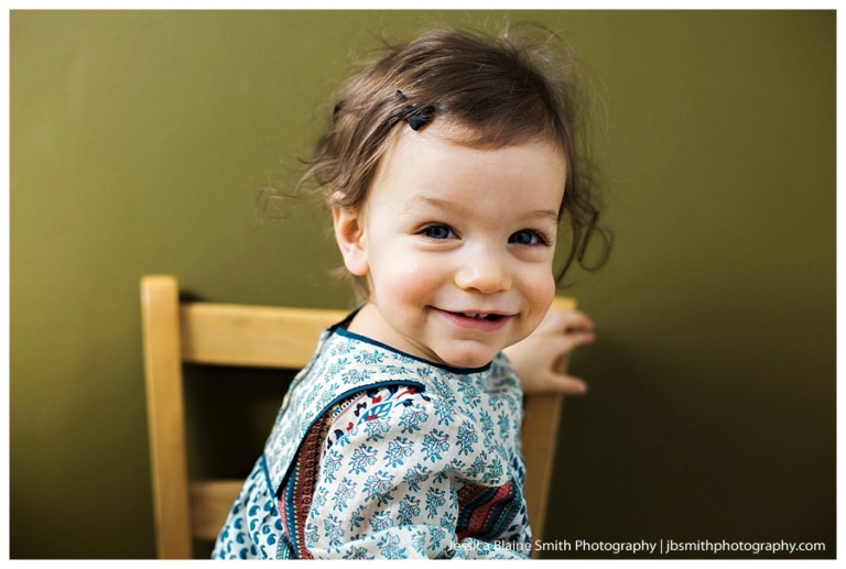 One Year Old Studio Portrait