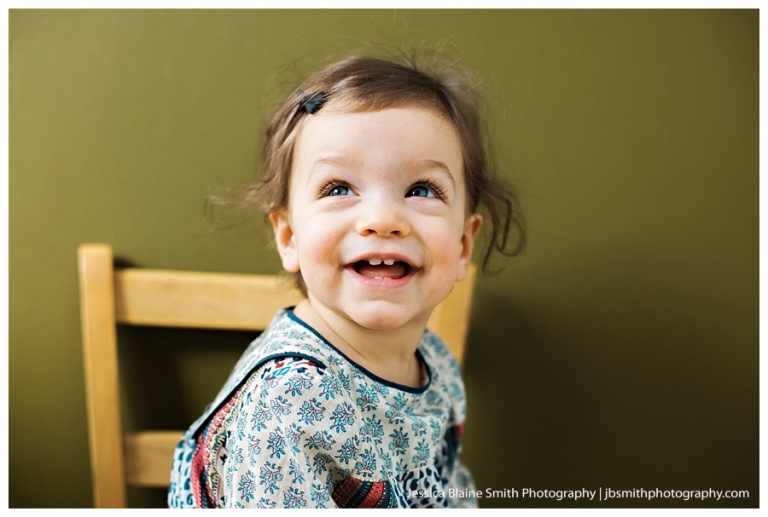 One Year Old Studio Portrait