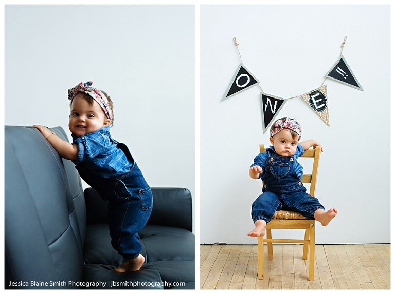 One Year Old Portrait | Jessica Blaine Smith
