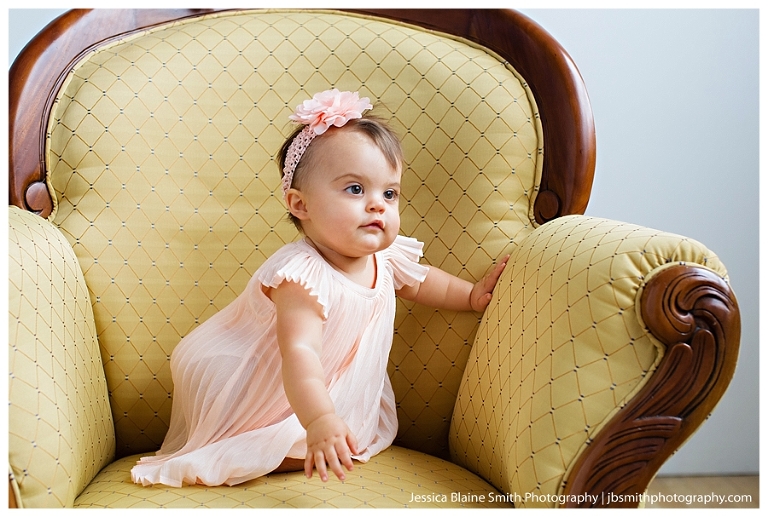 One Year Old Portrait | Jessica Blaine Smith
