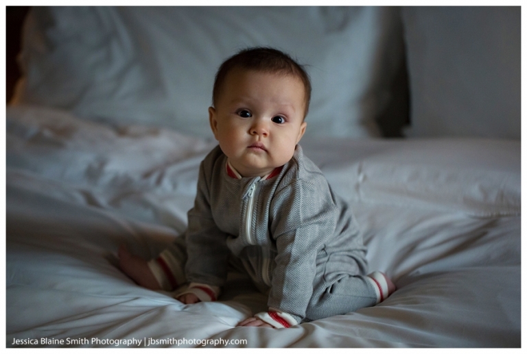 Seven Months Old Portrait | Jessica Blaine Smith