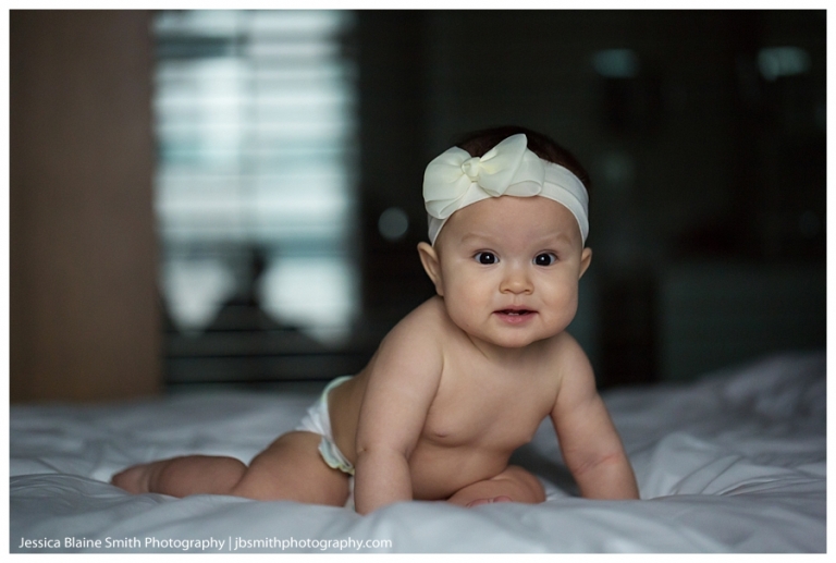 Seven Months Old Portrait | Jessica Blaine Smith