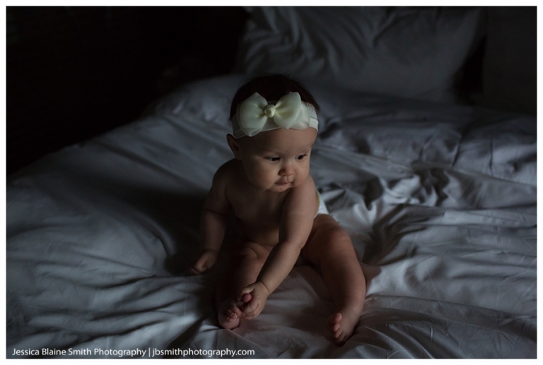 Seven Months Old Portrait | Jessica Blaine Smith