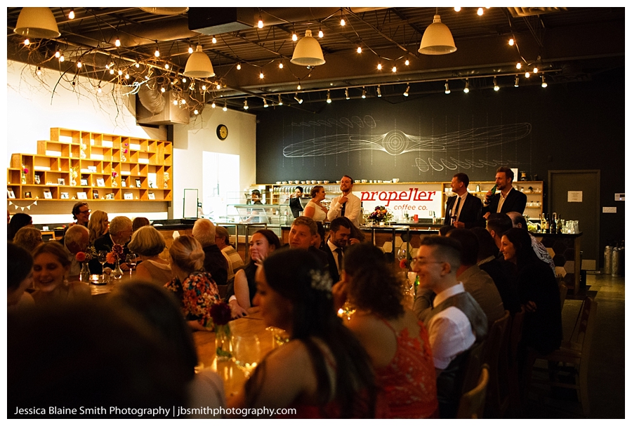 Propeller Coffee Wedding, Toronto Alison & Jack Jessica Blaine Smith