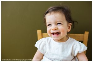 One Year Old Studio Portrait