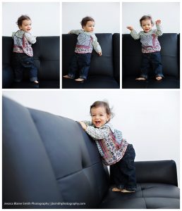 One Year Old Studio Portrait