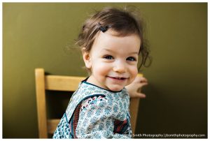 One Year Old Studio Portrait