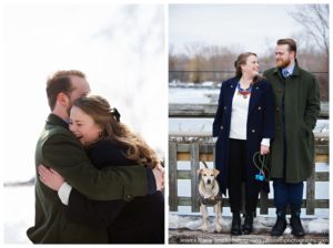 Winter Toronto Island Engagement