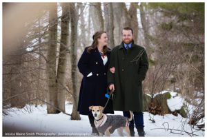 Winter Toronto Island Engagement