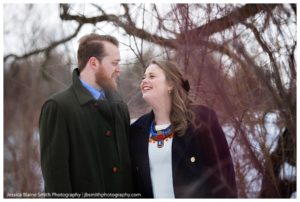 Winter Toronto Island Engagement