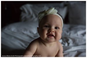 Seven Months Old Portrait | Jessica Blaine Smith